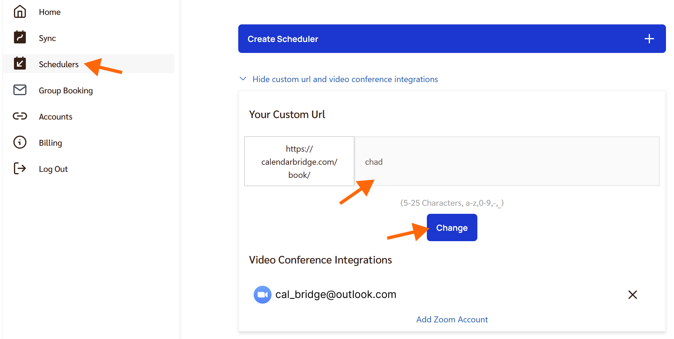 Configure custom URL