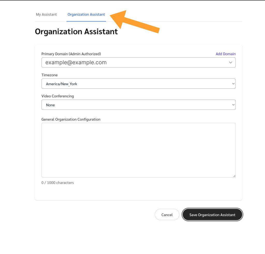 Getting started with the group assistant settings